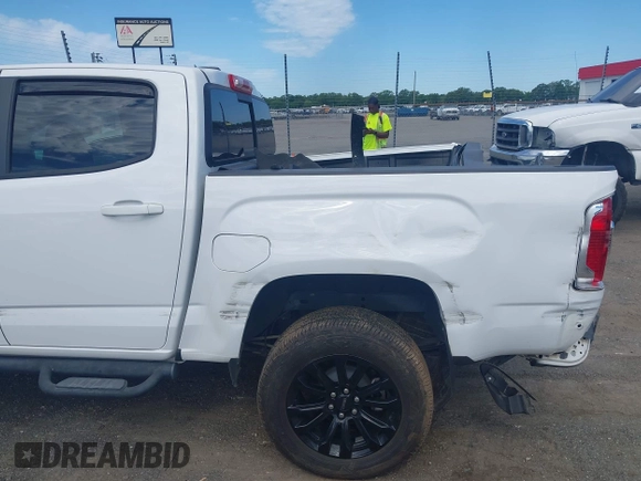 2022 GMC Canyon 2WD Elevation with VIN 1GTG5CEN0N1201355, listed as a IAAI auction lot 42295536 with 15,531 mi miles and . Bid and sale history available at DreamBid. Image 19.