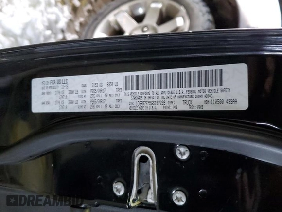 2016 Ram 1500 Tradesman с VIN 1C6RR7FM5GS187239, выставлен на аукционе Copart как лот 88719075 с пробегом 195 400 миль миль и Чистый • Clean title. История ставок и продаж доступна на DreamBid. Изображение 12.