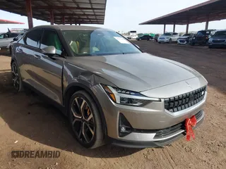 2021 Polestar 2 Launch Edition with VIN LPSED3KAXML011800, listed as a IAAI auction lot 41251249 with 44,573 mi miles. Bid and sale history available at carsss.com. Image 1.