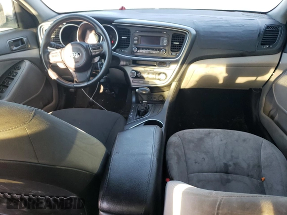 2015 Kia Optima LX with VIN KNAGM4A74F5566435, listed as a Copart auction lot 50004985 with 157,148 mi miles and Salvage Title. Bid and sale history available at carsss.com. Image 8.