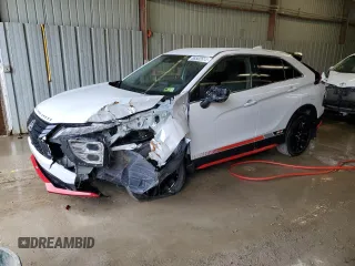 2024 Mitsubishi Eclipse Cross LE z VIN JA4ATVAA7RZ046671, wystawiony jako Copart lot #58502555 z przebiegiem 26 438 mil mil oraz Szkoda całkowita • Salvage title. Historia ofert i sprzedaży dostępna na DreamBid. Obrazek 1.