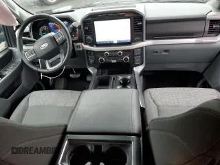 2023 Ford F-150 XL with VIN 1FTEX1EPXPKE88370, listed as a Copart auction lot 57719225 with 31,440 mi miles and Salvage title. Bid and sale history available at DreamBid. Image 8.