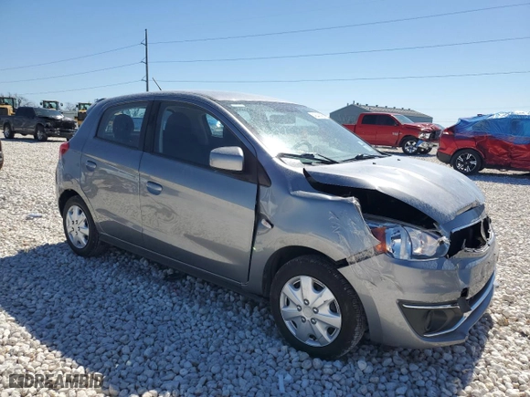 2018 Mitsubishi Mirage ES with VIN ML32A3HJ7JH008350, listed as a Copart auction lot 48441455 with 88,649 mi miles and Salvage Title. Bid and sale history available at carsss.com. Image 4.