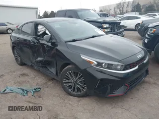 2023 Kia Forte GT-Line with VIN 3KPF54AD6PE548252, listed as a IAAI auction lot 41542097 with 31,994 mi miles. Bid and sale history available at carsss.com. Image 1.