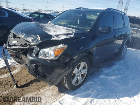2007 Toyota RAV4 Sport with VIN JTMBD32V076034244, listed as a Copart auction lot 45526895 with 230,830 mi miles and Salvage Title. Bid and sale history available at carsss.com. Image 1.