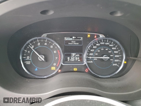 2017 Subaru Forester with VIN JF2SJESC5HH425514, listed as a Copart auction lot 42131605 with 210,217 mi miles and Salvage title. Bid and sale history available at DreamBid. Image 9.