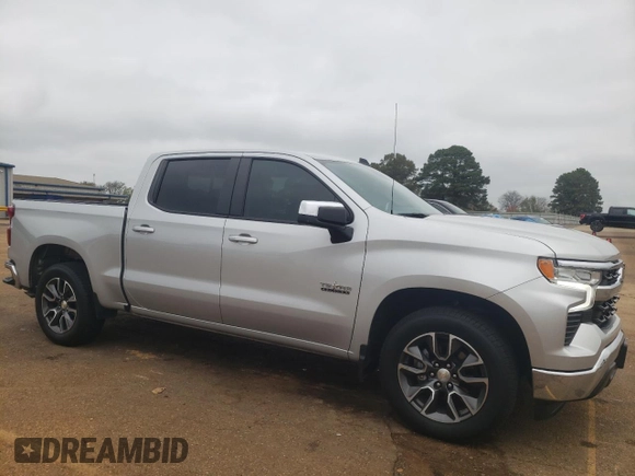 2022 Chevrolet Silverado 1500 LT with VIN 1GCPACED8NZ521219, listed as a Copart auction lot 79120924 with 38,132 mi miles and Salvage Title. Bid and sale history available at carsss.com. Image 4.