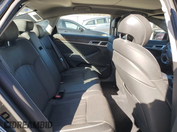 2015 Hyundai Genesis 3.8L with VIN KMHGN4JE9FU015398, listed as a Copart auction lot 47484215 with 124,873 mi miles and Clean Title. Bid and sale history available at carsss.com. Image 10.