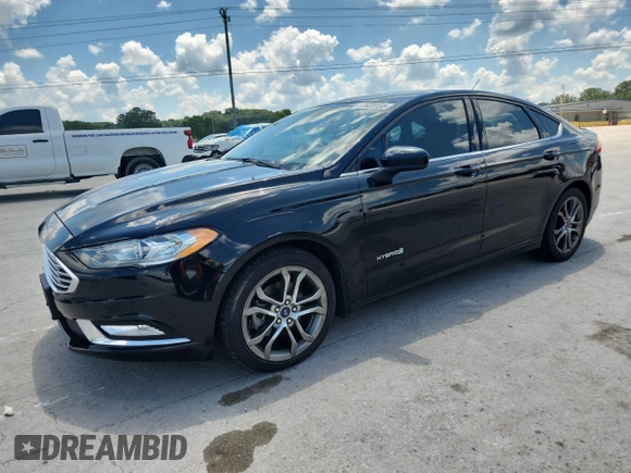 2017 Ford Fusion Hybrid SE with VIN 3FA6P0LU9HR356534, listed as a Copart auction lot 63660315 with 121,195 mi miles and Clean title. Bid and sale history available at DreamBid. Image 1.