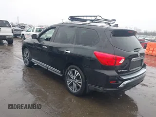 2020 Nissan Pathfinder Platinum with VIN 5N1DR2DM2LC597568, listed as a IAAI auction lot 41868520 with 50,794 mi miles. Bid and sale history available at carsss.com. Image 3.