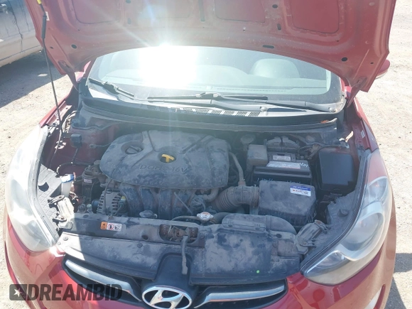 2012 Hyundai Elantra Limited with VIN KMHDH4AE8CU449009, listed as a IAAI auction lot 42228159 with 104,018 mi miles and . Bid and sale history available at DreamBid. Image 10.