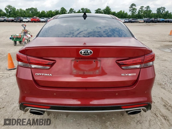 2016 Kia Optima SX Turbo with VIN 5XXGW4L24GG114013, listed as a Copart auction lot 60498985 with 106,457 mi miles and Clean title. Bid and sale history available at DreamBid. Image 6.