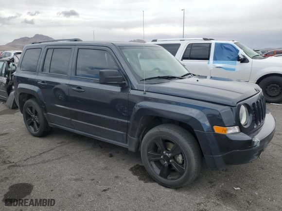 2015 Jeep Patriot Altitude Edition with VIN 1C4NJPBAXFD341683, listed as a Copart auction lot 48637435 with 84,836 mi miles and Salvage Title. Bid and sale history available at carsss.com. Image 4.
