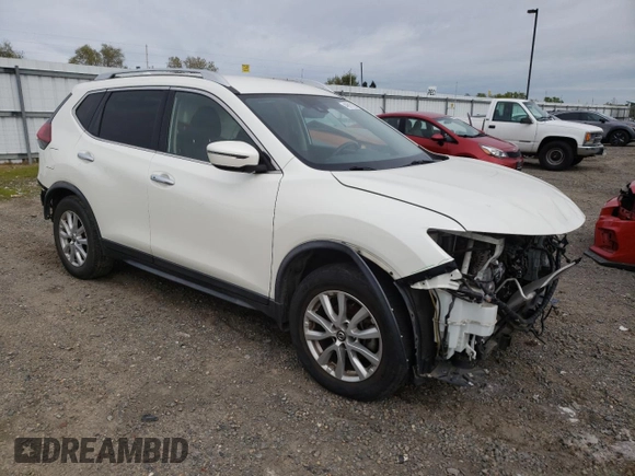2019 Nissan Rogue SV with VIN JN8AT2MT4KW250860, listed as a Copart auction lot 49810125 with 38,720 mi miles and Salvage Title. Bid and sale history available at DreamBid. Image 4.