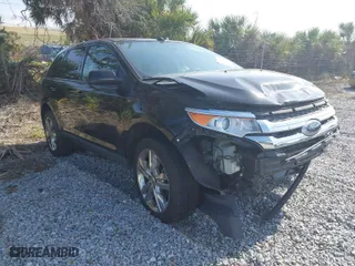 2012 Ford Edge SEL with VIN 2FMDK4JC3CBA66410, listed as a IAAI auction lot 41258603 with 999,999 mi miles. Bid and sale history available at carsss.com. Image 1.