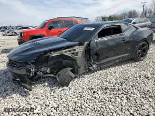 2021 Chevrolet Camaro 1SS with VIN 1G1FF1R78M0105057, listed as a Copart auction lot 49080955 with 38,589 mi miles and Salvage Title. Bid and sale history available at carsss.com. Image 1.