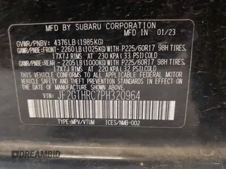 2023 Subaru Crosstrek Special Sports с VIN JF2GTHRC7PH320964, выставлен на аукционе IAAI как лот 41963988 с пробегом 68 585 миль миль и . История ставок и продаж доступна на DreamBid. Изображение 9.