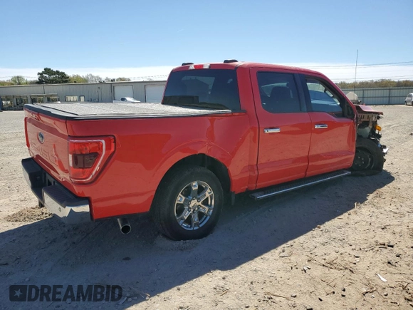 2021 Ford F-150 XL with VIN 1FTEW1C58MKD06889, listed as a Copart auction lot 50171705 with 88,932 mi miles and Salvage title. Bid and sale history available at DreamBid. Image 3.