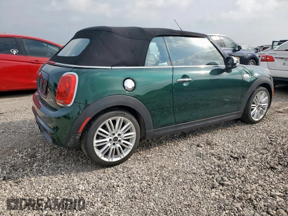 2017 MINI Convertible Cooper S with VIN WMWWG9C31H3C81249, listed as a Copart auction lot 57081835 with 49,378 mi miles and Salvage title. Bid and sale history available at DreamBid. Image 3.