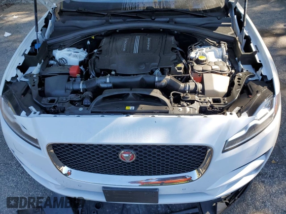 2018 Jaguar F-Pace 35t Prestige with VIN SADCK2EV7JA261102, listed as a Copart auction lot 76942774 with 58,955 mi miles and Salvage title. Bid and sale history available at DreamBid. Image 12.