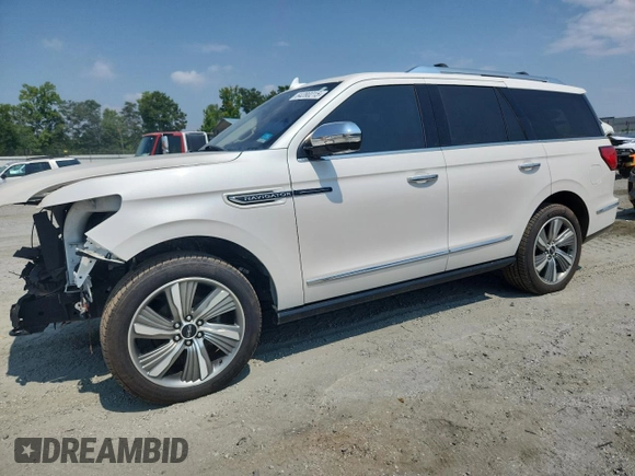 2018 Lincoln Navigator Black Label with VIN 5LMJJ2TT0JEL09709, listed as a Copart auction lot 64280215 with 62,475 mi miles and Salvage title. Bid and sale history available at DreamBid. Image 1.
