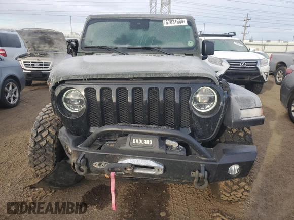 2021 Jeep Wrangler Sport S with VIN 1C4HJXAG0MW626381, listed as a Copart auction lot 87031684 with 53,187 mi miles and Salvage Title. Bid and sale history available at DreamBid. Image 5.