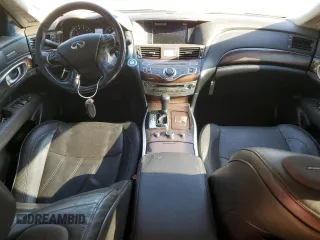 2011 Infiniti M37 with VIN JN1BY1AR5BM374655, listed as a Copart auction lot 77669284 with 245,636 mi miles and Salvage Title. Bid and sale history available at carsss.com. Image 8.