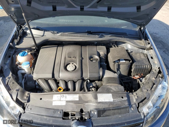 2013 Volkswagen Golf w/Conv & Sunroof with VIN WVWBB7AJ2DW015329, listed as a Copart auction lot 53741895 with 62,609 mi miles and Clean Title. Bid and sale history available at carsss.com. Image 11.