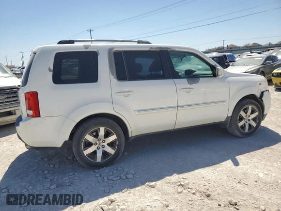 2012 Honda Pilot Touring with VIN 5FNYF4H97CB011918, listed as a Copart auction lot 49682635 with 98,146 mi miles and Salvage Title. Bid and sale history available at carsss.com. Image 3.