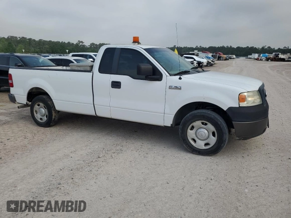 2008 Ford F-150 XL with VIN 1FTRF12228KE32843, listed as a Copart auction lot 50548745 with 172,016 mi miles and Clean title. Bid and sale history available at DreamBid. Image 4.