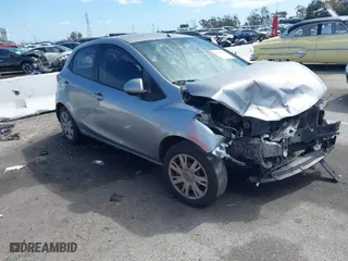 2013 Mazda Mazda2 Sport with VIN JM1DE1KZ5D0159977, listed as a IAAI auction lot 41812808 with 155,036 mi miles. Bid and sale history available at carsss.com. Image 1.