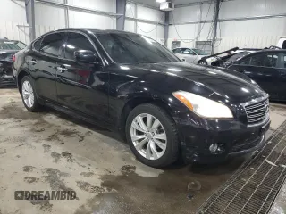2011 Infiniti M37 with VIN JN1BY1AR1BM371915, listed as a Copart auction lot 48569425 with 162,303 mi miles and Salvage Title. Bid and sale history available at carsss.com. Image 4.