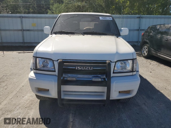 1999 Isuzu Trooper S z VIN JACDJ58X3X7917365, wystawiony jako Copart lot #76065174 z przebiegiem 228 254 mil mil oraz Szkoda całkowita • Salvage title. Historia ofert i sprzedaży dostępna na DreamBid. Obrazek 5.
