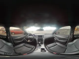 2020 Infiniti Q50 Red Sport 400 with VIN JN1FV7AP3LM630210, listed as a Copart auction lot 41796535 with 54,587 mi miles and Salvage title. Bid and sale history available at DreamBid. Image 13.