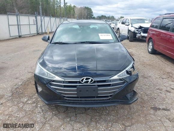 2020 Hyundai Elantra Value Edition with VIN 5NPD84LF8LH554038, listed as a IAAI auction lot 41727414 with 117,352 mi miles. Bid and sale history available at carsss.com. Image 12.