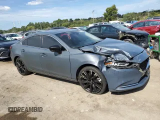 2021 Mazda 6 Grand Touring Reserve with VIN JM1GL1WYXM1616149, listed as a Copart auction lot 72136364 with 95,173 mi miles and Salvage Title. Bid and sale history available at DreamBid. Image 4.