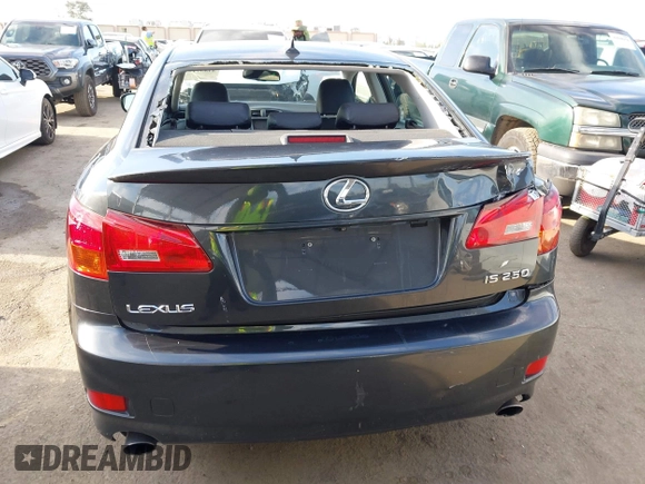 2008 Lexus IS 250 with VIN JTHBK262482061812, listed as a IAAI auction lot 41857127 with 129,361 mi miles and . Bid and sale history available at DreamBid. Image 6.