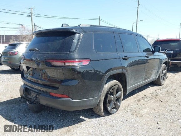 2021 Jeep Grand Cherokee Altitude z VIN 1C4RJKAG5M8209138, wystawiony jako IAAI lot #42094077 z przebiegiem 90 169 mil mil oraz . Historia ofert i sprzedaży dostępna na DreamBid. Obrazek 4.