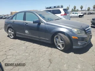 2013 Mercedes-Benz C 250 Sport with VIN WDDGF4HB1DA766142, listed as a Copart auction lot 64350285 with 167,467 mi miles and Clean title. Bid and sale history available at DreamBid. Image 4.