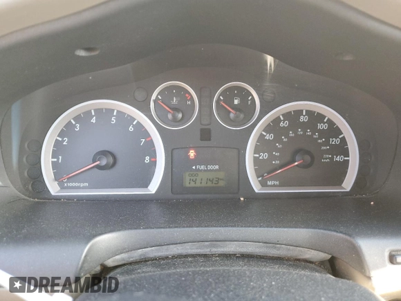 2005 Hyundai Santa Fe GLS with VIN KM8SC73DX5U916249, listed as a Copart auction lot 48339345 with 141,143 mi miles and Salvage Title. Bid and sale history available at carsss.com. Image 9.