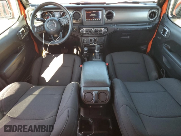 2023 Jeep Wrangler Willys with VIN 1C4HJXDN2PW686743, listed as a Copart auction lot 86203014 with 14,034 mi miles and Clean Title. Bid and sale history available at DreamBid. Image 8.