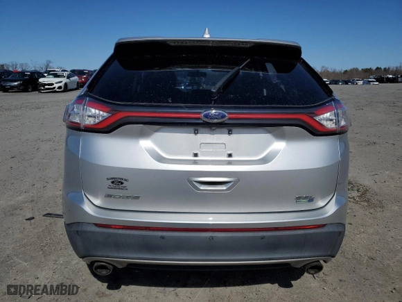 2015 Ford Edge SEL with VIN 2FMTK4J92FBB41263, listed as a Copart auction lot 48194025 with 53,566 mi miles and Salvage Title. Bid and sale history available at carsss.com. Image 6.