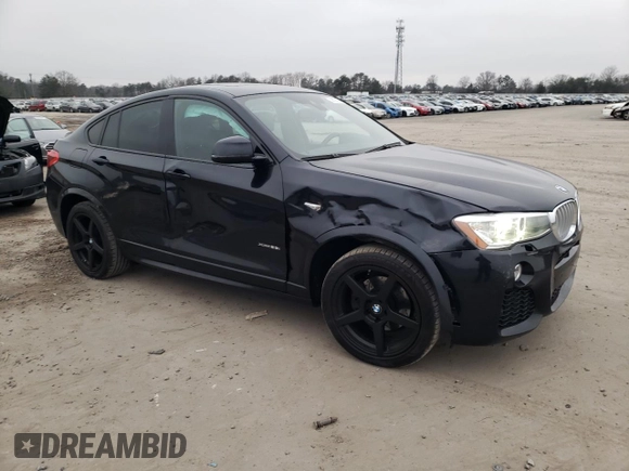 2017 BMW X4 xDrive28i with VIN 5UXXW3C3XH0T80365, listed as a Copart auction lot 39803323 with 74,674 mi miles. Bid and sale history available at carsss.com. Image 4.