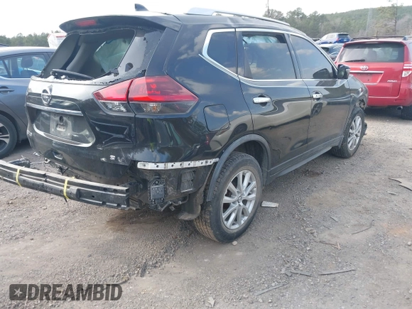 2018 Nissan Rogue SV with VIN KNMAT2MV0JP615945, listed as a IAAI auction lot 41709989 with 81,791 mi miles. Bid and sale history available at carsss.com. Image 4.