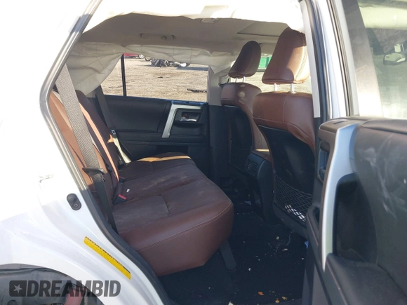2021 Toyota 4Runner Limited with VIN JTEKU5JR9M5881745, listed as a IAAI auction lot 40857024 with 51,998 mi miles and . Bid and sale history available at DreamBid. Image 8.