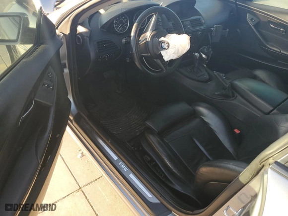 2007 BMW 6 Series 650i with VIN WBAEH13577CR51801, listed as a Copart auction lot 80057014 with 0 mi miles and Clean Title. Bid and sale history available at carsss.com. Image 8.