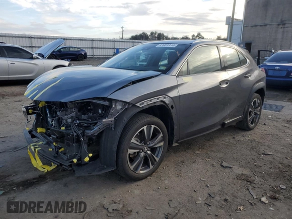 2021 Lexus UX 200 z VIN JTHX3JBHXM2040576, wystawiony jako Copart lot #83983914 z przebiegiem 28 897 mil mil oraz Szkoda całkowita • Salvage title. Historia ofert i sprzedaży dostępna na DreamBid. Obrazek 1.