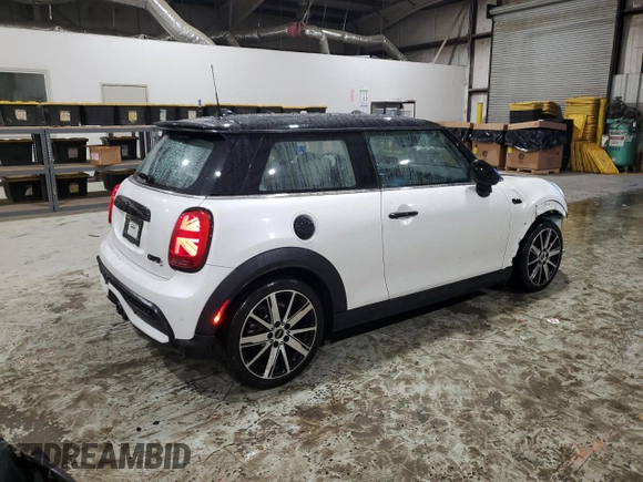 2023 MINI Hardtop Cooper S with VIN WMW53DH0XP2U03083, listed as a Copart auction lot 85303144 with 29,544 mi miles and Salvage title. Bid and sale history available at DreamBid. Image 3.