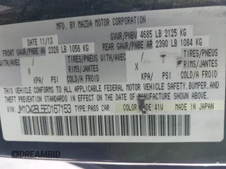 2014 Mazda 5 Sport with VIN JM1CW2BL5E0167153, listed as a IAAI auction lot 41790276 with 243,565 mi miles. Bid and sale history available at carsss.com. Image 9.