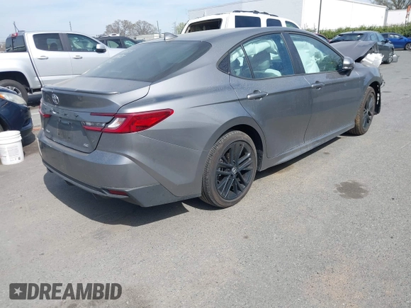 2025 Toyota Camry LE with VIN 4T1DAACK6SU565152, listed as a IAAI auction lot 41825174 with 297 mi miles and . Bid and sale history available at DreamBid. Image 4.